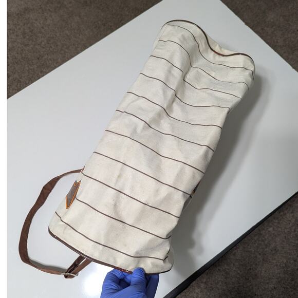 Vintage San Diego Padres Canvas Duffle Bag Big Bear Farms Pepsi Baseball MLB - Picture 6 of 6